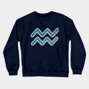 Aquarius sign Crewneck Sweatshirt